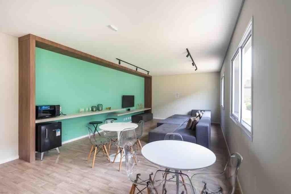 Mv63 - Studio Lindo Com Piscina Prox Ao Metro Bras Sao Paulo Bagian luar foto