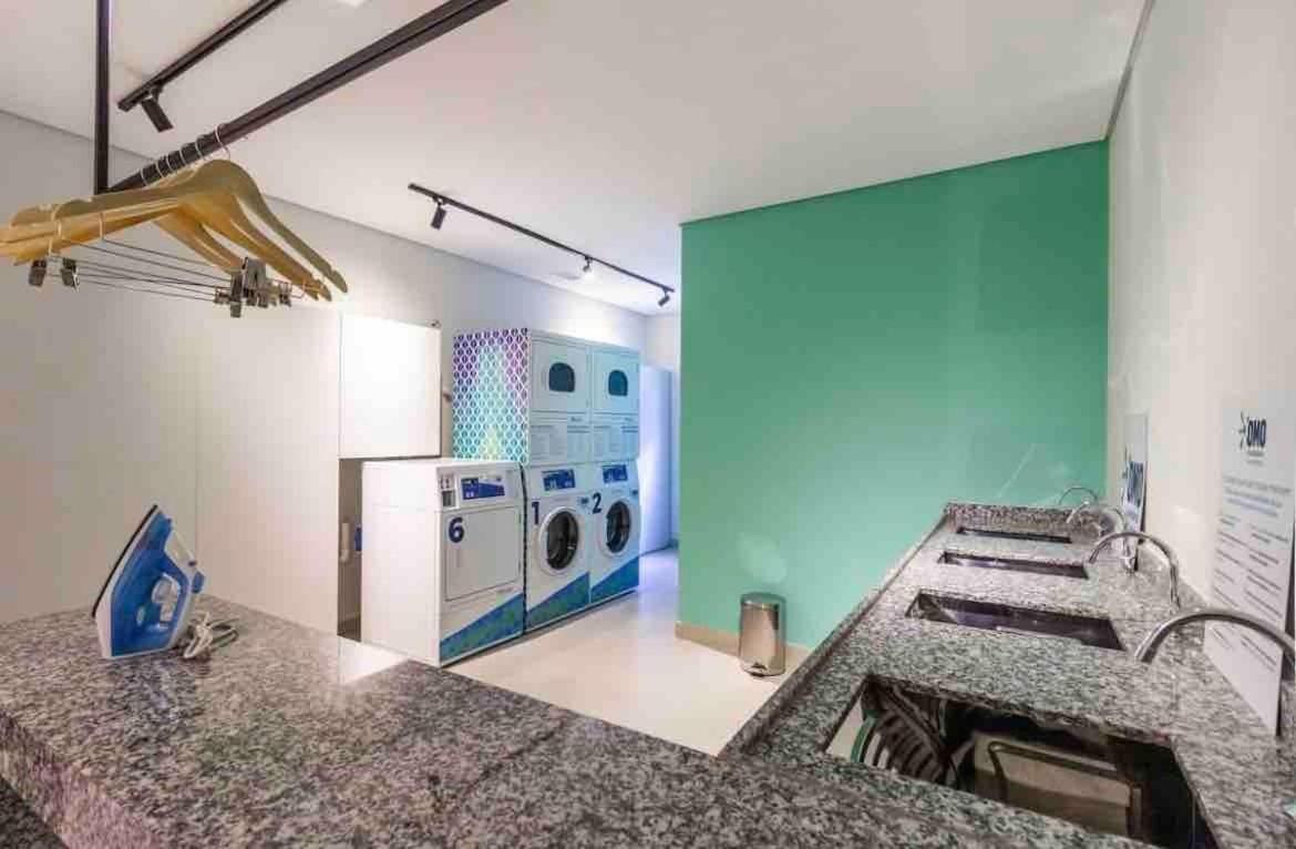 Mv63 - Studio Lindo Com Piscina Prox Ao Metro Bras Sao Paulo Bagian luar foto