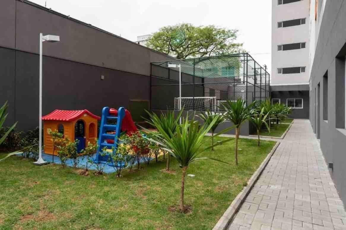 Mv63 - Studio Lindo Com Piscina Prox Ao Metro Bras Sao Paulo Bagian luar foto