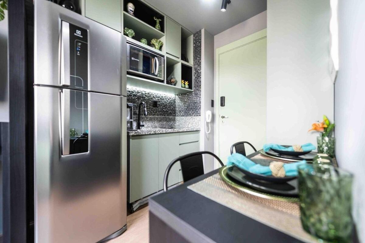 Mv63 - Studio Lindo Com Piscina Prox Ao Metro Bras Sao Paulo Bagian luar foto